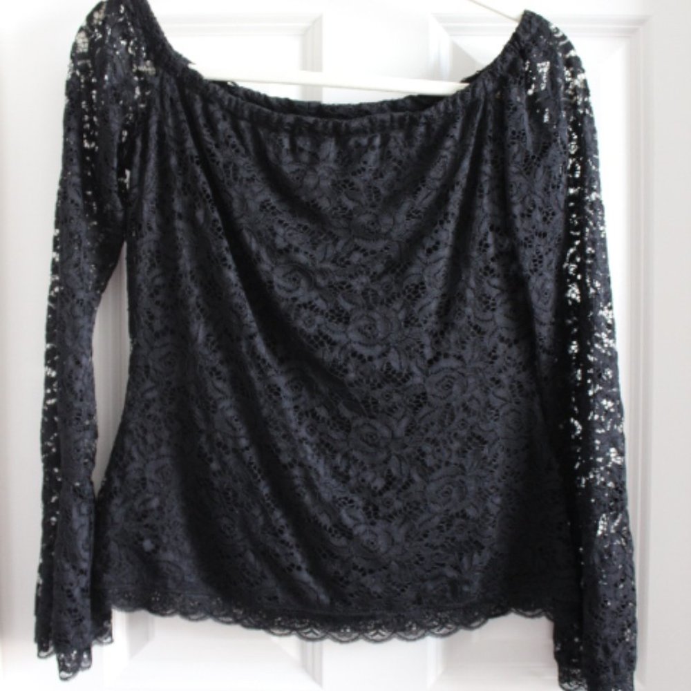 Bebe Off-the-Shoulder Top - Size Medium